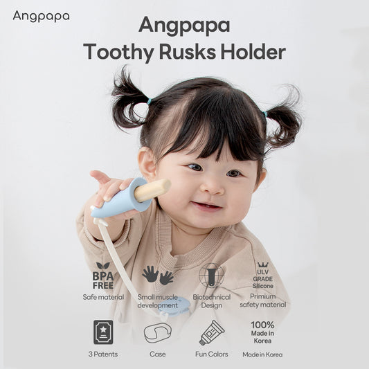 Angpapa Toothy Rusks Holder (Snack Holder)